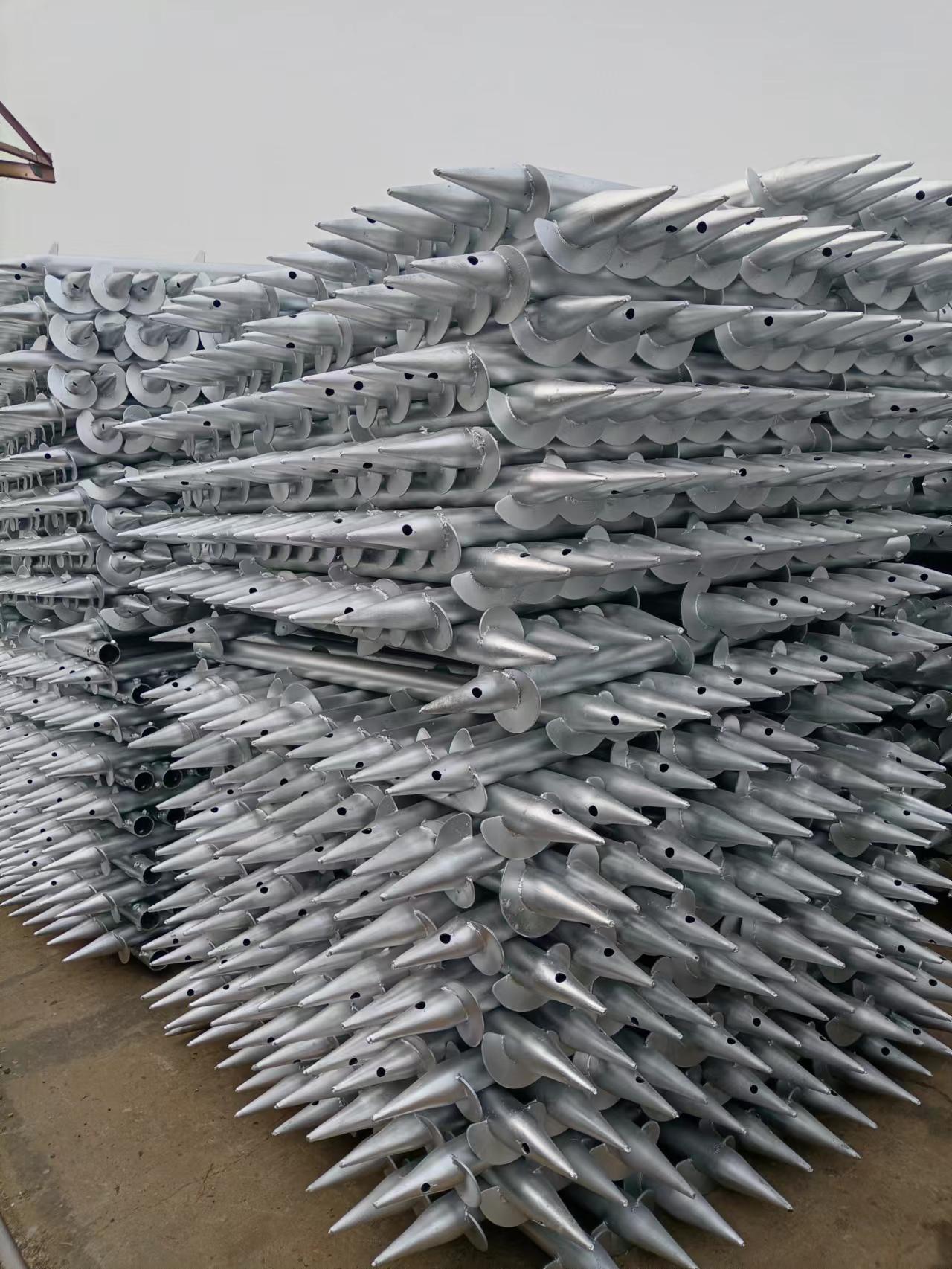 地面光伏電站中螺旋地樁的應(yīng)用